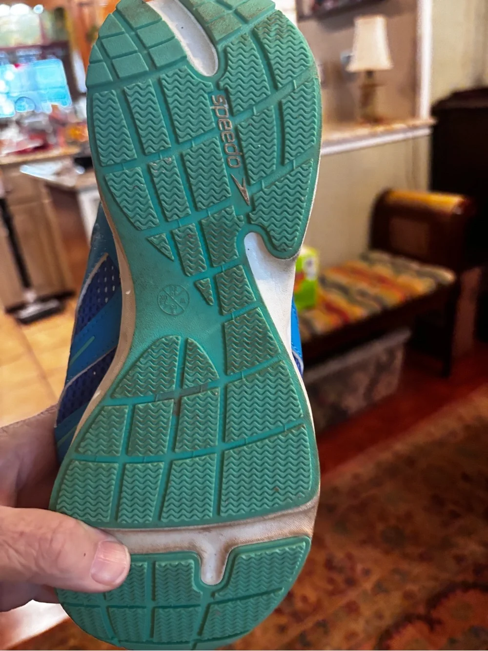 Speedo women’s Teal Athletic Lace-Up Sneakers